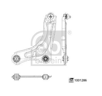 Řídicí páka, zavěšení kol FEBI BILSTEIN 1001286