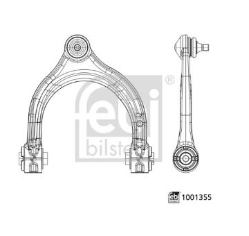 Řídicí páka, zavěšení kol FEBI BILSTEIN 1001355