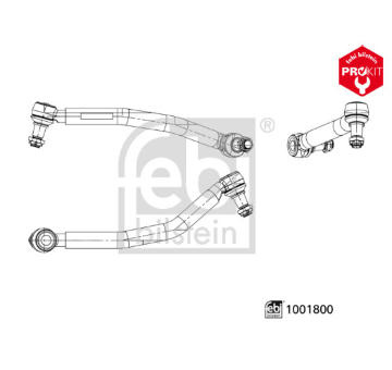 Tiahlo riadenia FEBI BILSTEIN 1001800