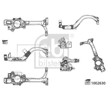 Čap nápravy zavesenia kolies FEBI BILSTEIN 1002630