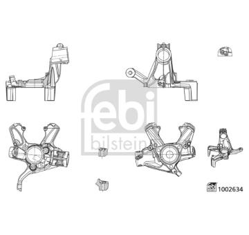 Čap nápravy zavesenia kolies FEBI BILSTEIN 1002634