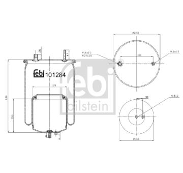 Mech, pneumaticke odpruzeni FEBI BILSTEIN 101284