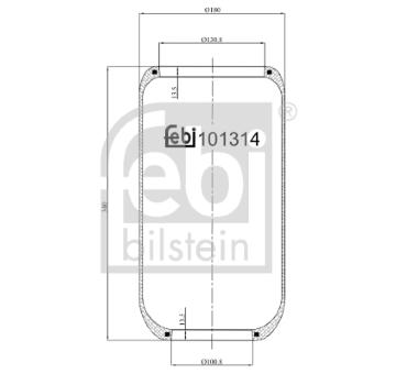 Mech, pneumaticke odpruzeni FEBI BILSTEIN 101314