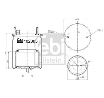 Mech, pneumaticke odpruzeni FEBI BILSTEIN 102383