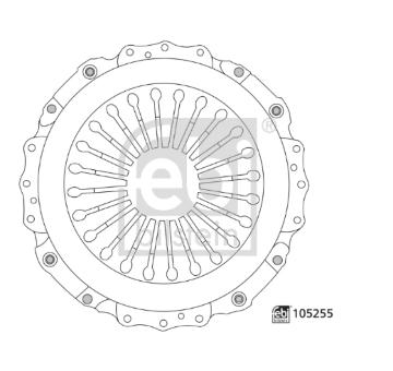 Přítlačný talíř FEBI BILSTEIN 105255