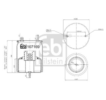 Mech, pneumaticke odpruzeni FEBI BILSTEIN 107169