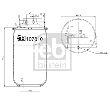 Mech, pneumaticke odpruzeni FEBI BILSTEIN 107810