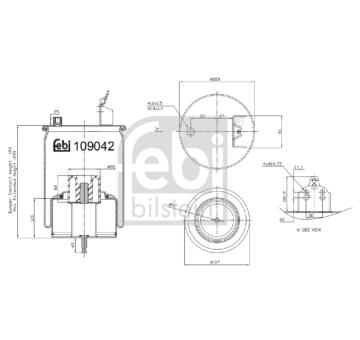 Mech, pneumaticke odpruzeni FEBI BILSTEIN 109042