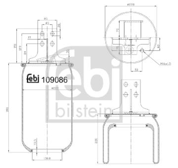 Mech pneumatického prużenia FEBI BILSTEIN 109086