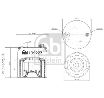 Mech pneumatického prużenia FEBI BILSTEIN 109227