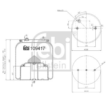 Mech, pneumaticke odpruzeni FEBI BILSTEIN 109417