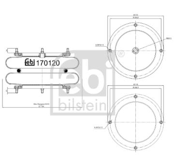 Mech, pneumaticke odpruzeni FEBI BILSTEIN 170120