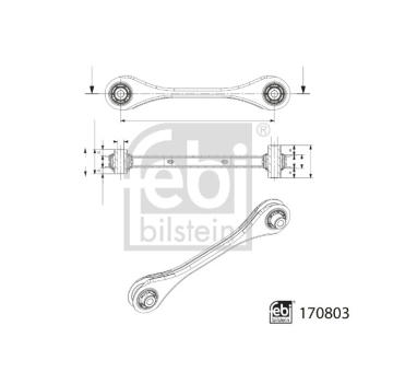 Řídicí páka, zavěšení kol FEBI BILSTEIN 170803