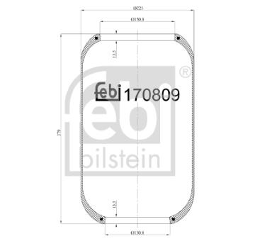 Mech, pneumaticke odpruzeni FEBI BILSTEIN 170809