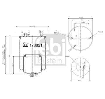 Mech, pneumaticke odpruzeni FEBI BILSTEIN 170821