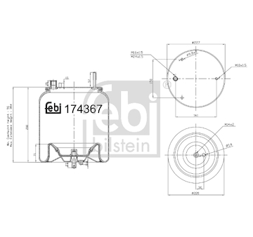 Mech, pneumaticke odpruzeni FEBI BILSTEIN 174367