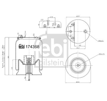 Mech, pneumaticke odpruzeni FEBI BILSTEIN 174368