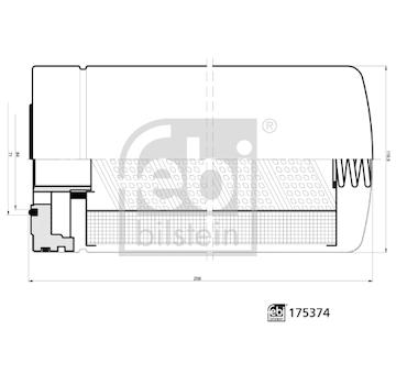 Hydraulický filtr, automatická převodovka FEBI BILSTEIN 175374