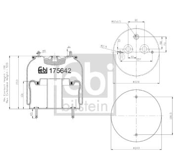 Mech, pneumaticke odpruzeni FEBI BILSTEIN 175642