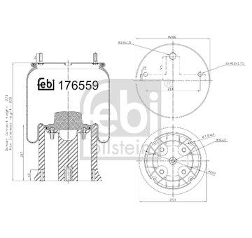 Mech, pneumaticke odpruzeni FEBI BILSTEIN 176559