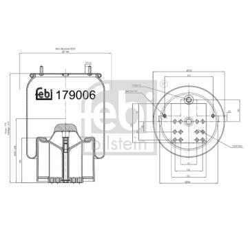 Mech, pneumaticke odpruzeni FEBI BILSTEIN 179006