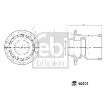 Náboj kola FEBI BILSTEIN 180509