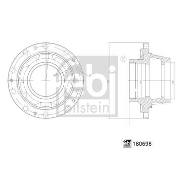 Náboj kola FEBI BILSTEIN 180698