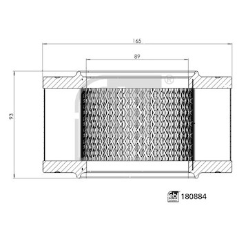 Vzduchový filtr FEBI BILSTEIN 180884