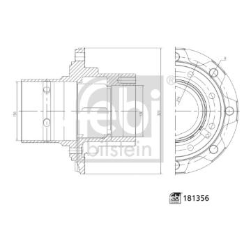 Náboj kola FEBI BILSTEIN 181356