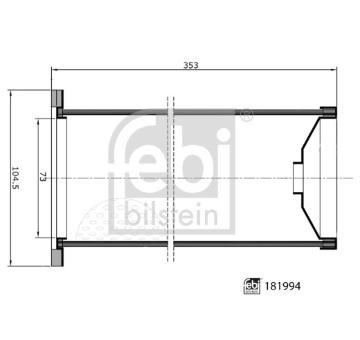 Vzduchový filter FEBI BILSTEIN 181994