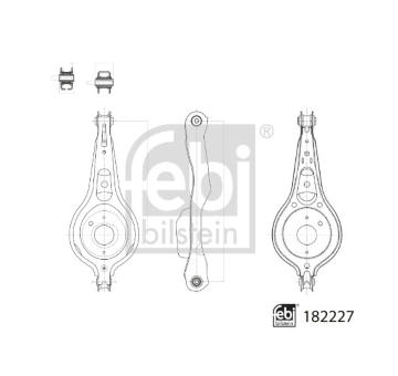 Řídicí páka, zavěšení kol FEBI BILSTEIN 182227