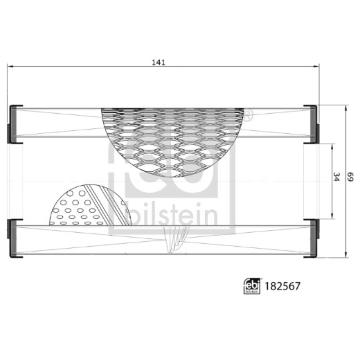 Olejový filtr FEBI BILSTEIN 182567