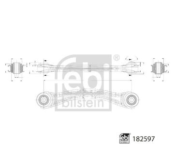 Ridici paka, zaveseni kol FEBI BILSTEIN 182597