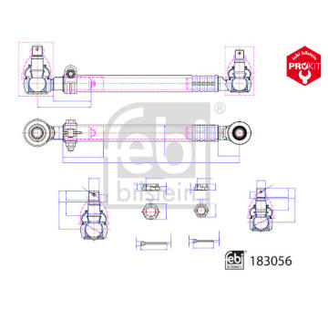 Tiahlo riadenia FEBI BILSTEIN 183056