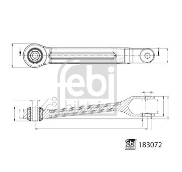 Tyč/Vzpera stabilizátora FEBI BILSTEIN 183072