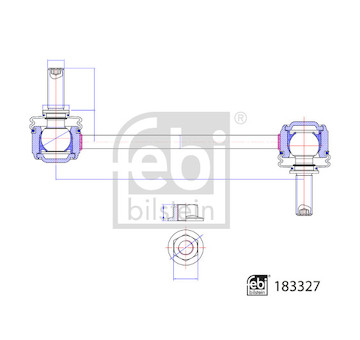 Tyč/vzpěra, stabilizátor FEBI BILSTEIN 183327