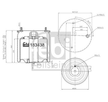 Mech pneumatického prużenia FEBI BILSTEIN 183438