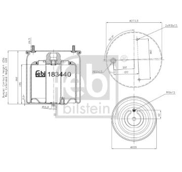 Mech, pneumaticke odpruzeni FEBI BILSTEIN 183440