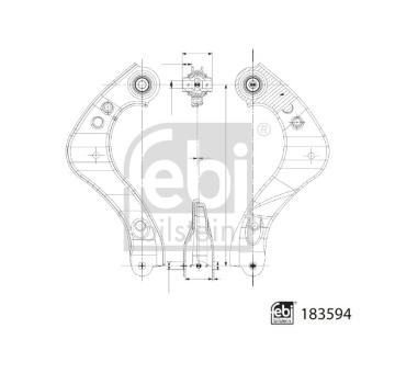 Řídicí páka, zavěšení kol FEBI BILSTEIN 183594