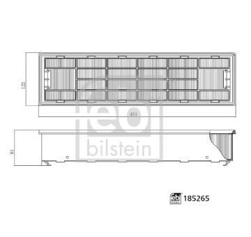 Filtr, vzduch v interiéru FEBI BILSTEIN 185265