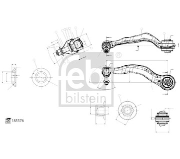 Řídicí páka, zavěšení kol FEBI BILSTEIN 185576