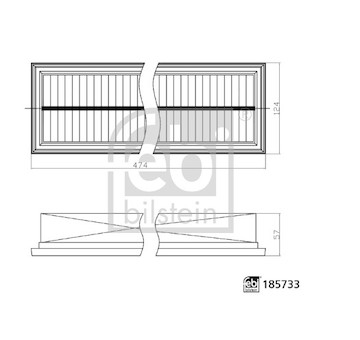 Filtr, vzduch v interiéru FEBI BILSTEIN 185733