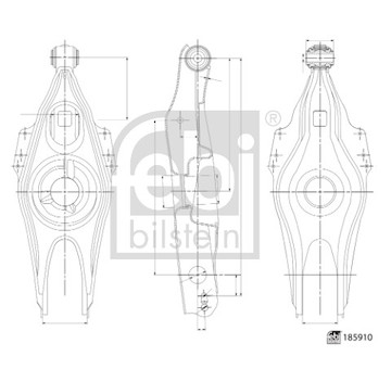 Řídicí páka, zavěšení kol FEBI BILSTEIN 185910