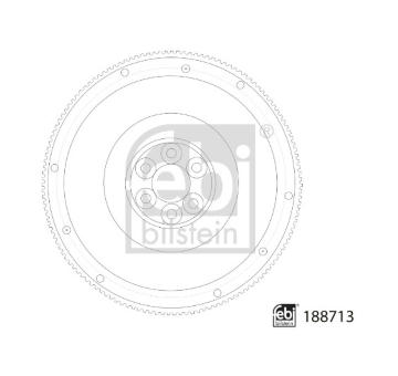 Setrvačník FEBI BILSTEIN 188713