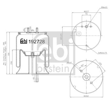 Mech, pneumaticke odpruzeni FEBI BILSTEIN 192728