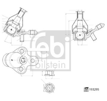 Podpora-/ Kloub FEBI BILSTEIN 193295