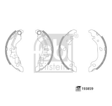 Sada brzdových čeľustí FEBI BILSTEIN 193859