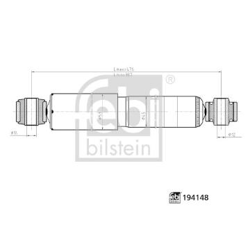 Tlumič pérování FEBI BILSTEIN 194148