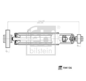 Tlumič pérování FEBI BILSTEIN 194156