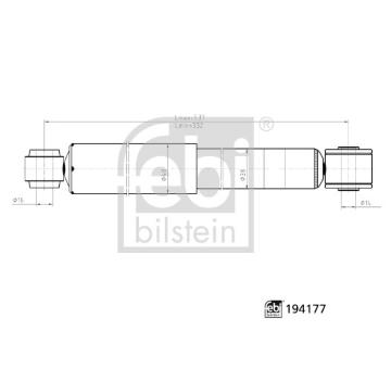 Tlumič pérování FEBI BILSTEIN 194177